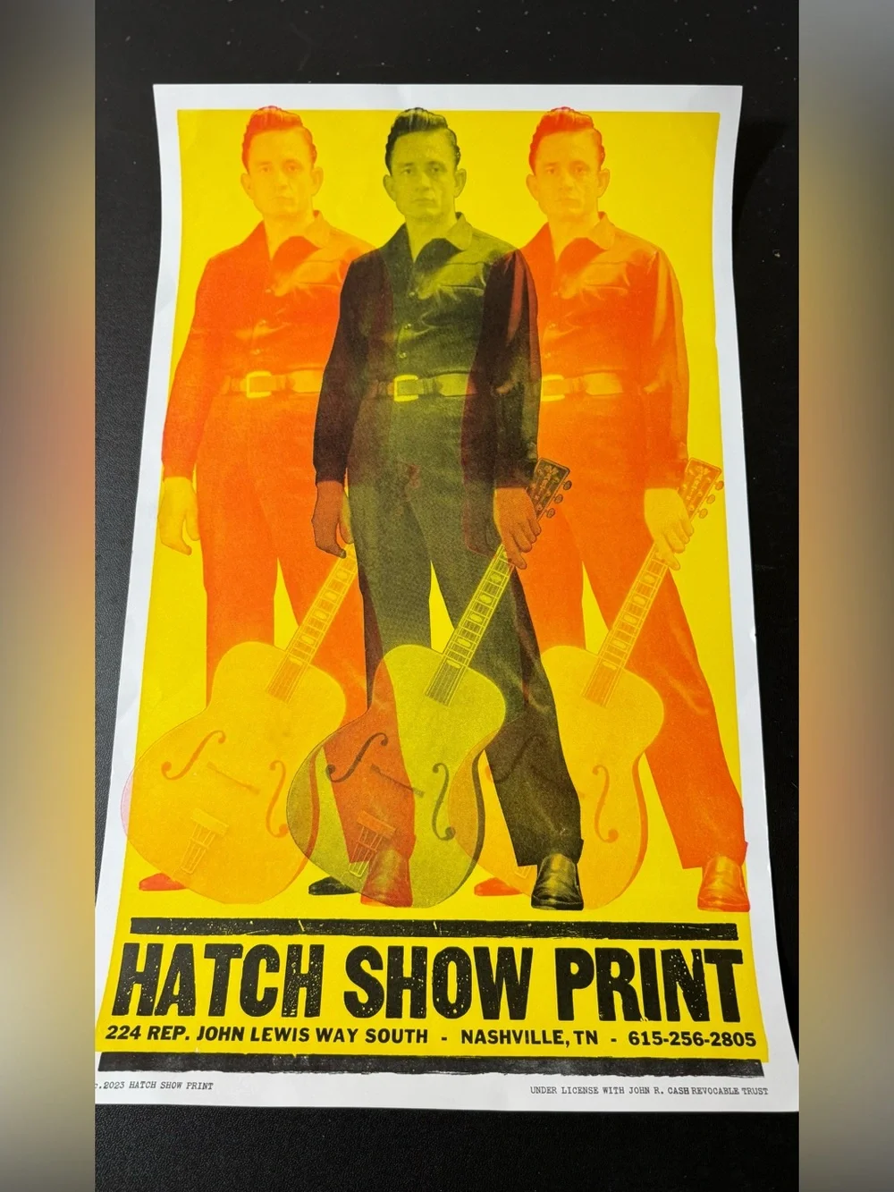Hatch Show Print Johnny Cash